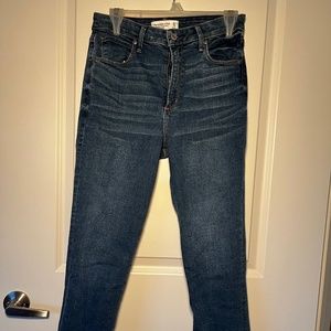 Abercrombie & Fitch Super Skinny Ankle High Rise Jeans